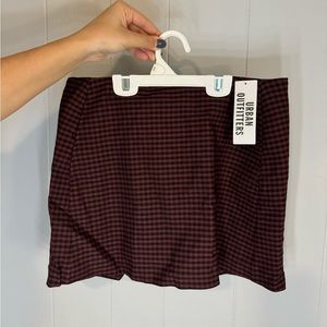 Urban outfitters checkered, plaid, gingham skirt (BRAND NEW With tags)